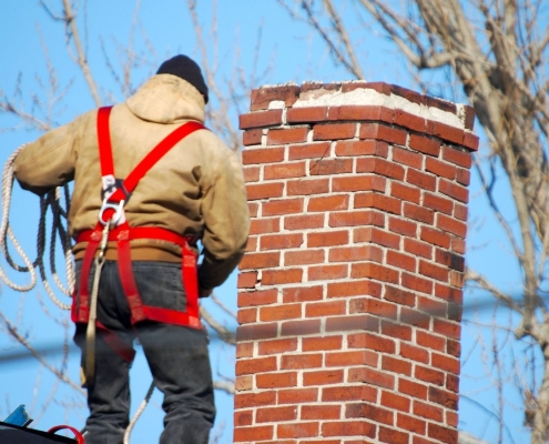 Chimneys in New Britain